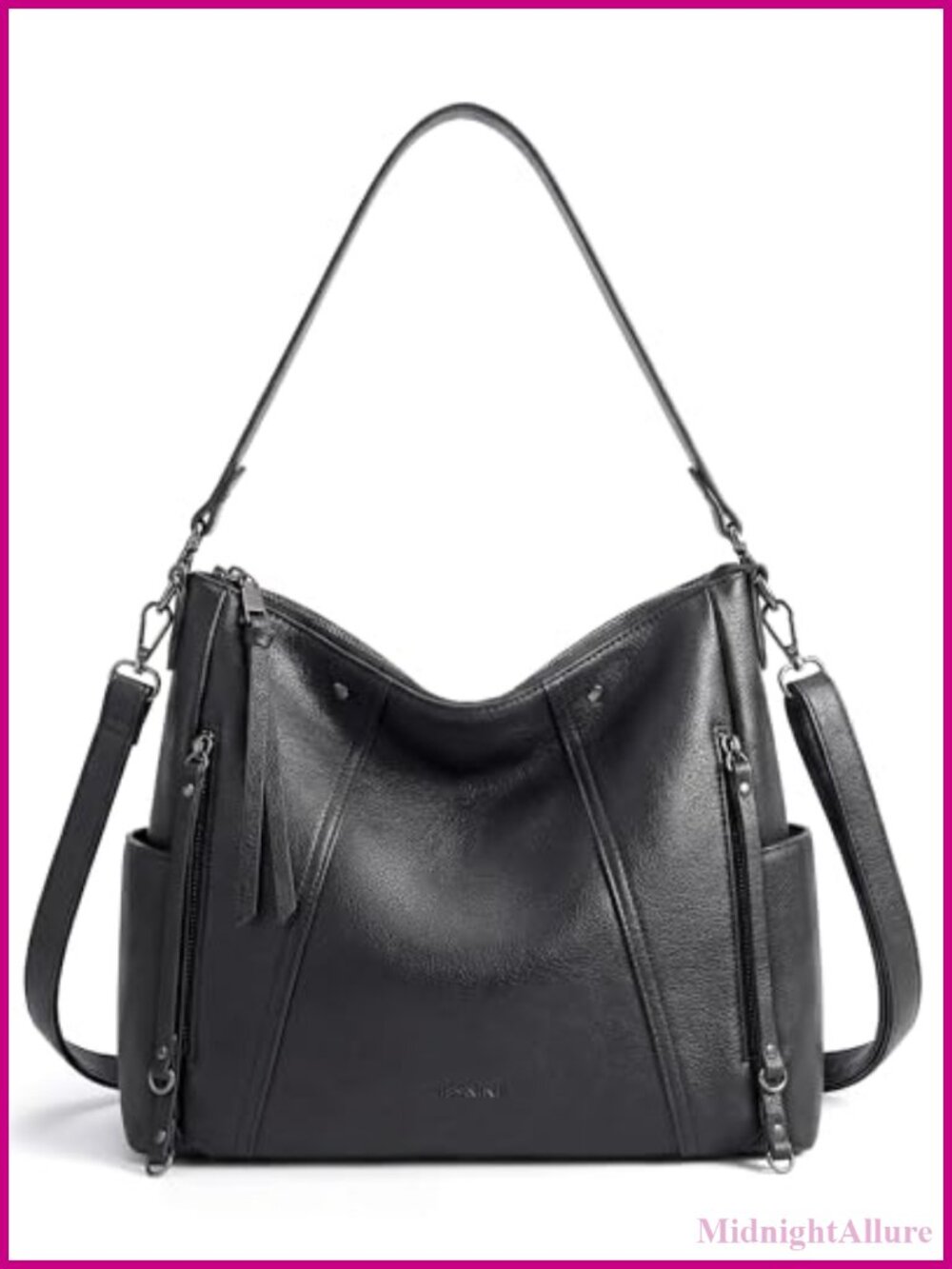 Hobo Bag for Women Crossbody Purse Shoulder Handbag Large Leather